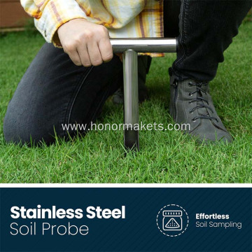 Hot Sale soil sampling tools T-Style Handle Soil Sampler Probe Stainless Steel Tubular soil remover Test Kits